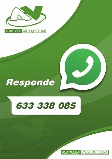 Teléfono del nuevo servicio de Asamblea Valsequillera (Foto TA)